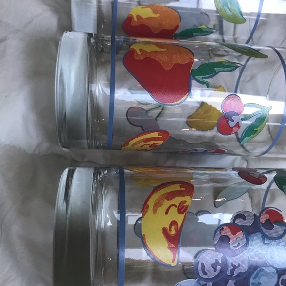 FRUIT GLASSES SET OF 4 - Picture 3 of 6